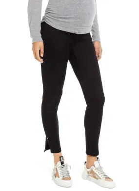 1822 Denim - Butter Ankle Slit Maternity Jeans