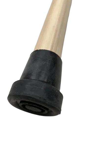 93cm WOODEN WALKING STICK Wood Cane Pole Carved Varnished Deluxe Sturdy - Beige
