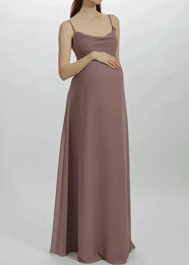 Amsale Frances Maternity - GB223F (Mauve 14)