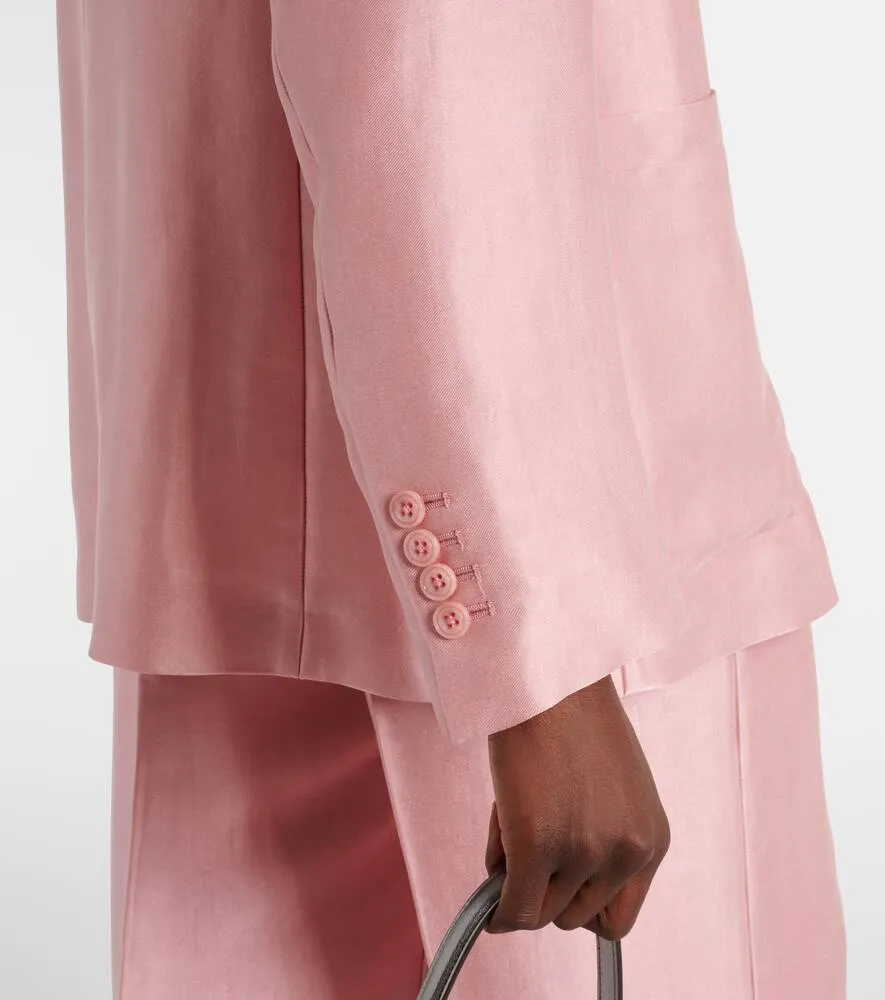 Dorothee Schumacher Slouchy Elegance satin blazer