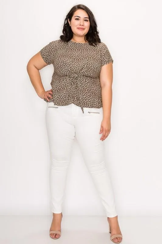 Flower-Printed Top