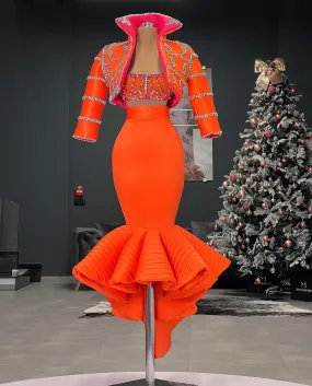 Galvanizing Mermaid Evening Dress