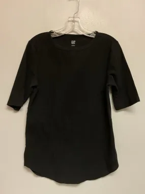 Gap Size Large Black Ribbed Maternity Top