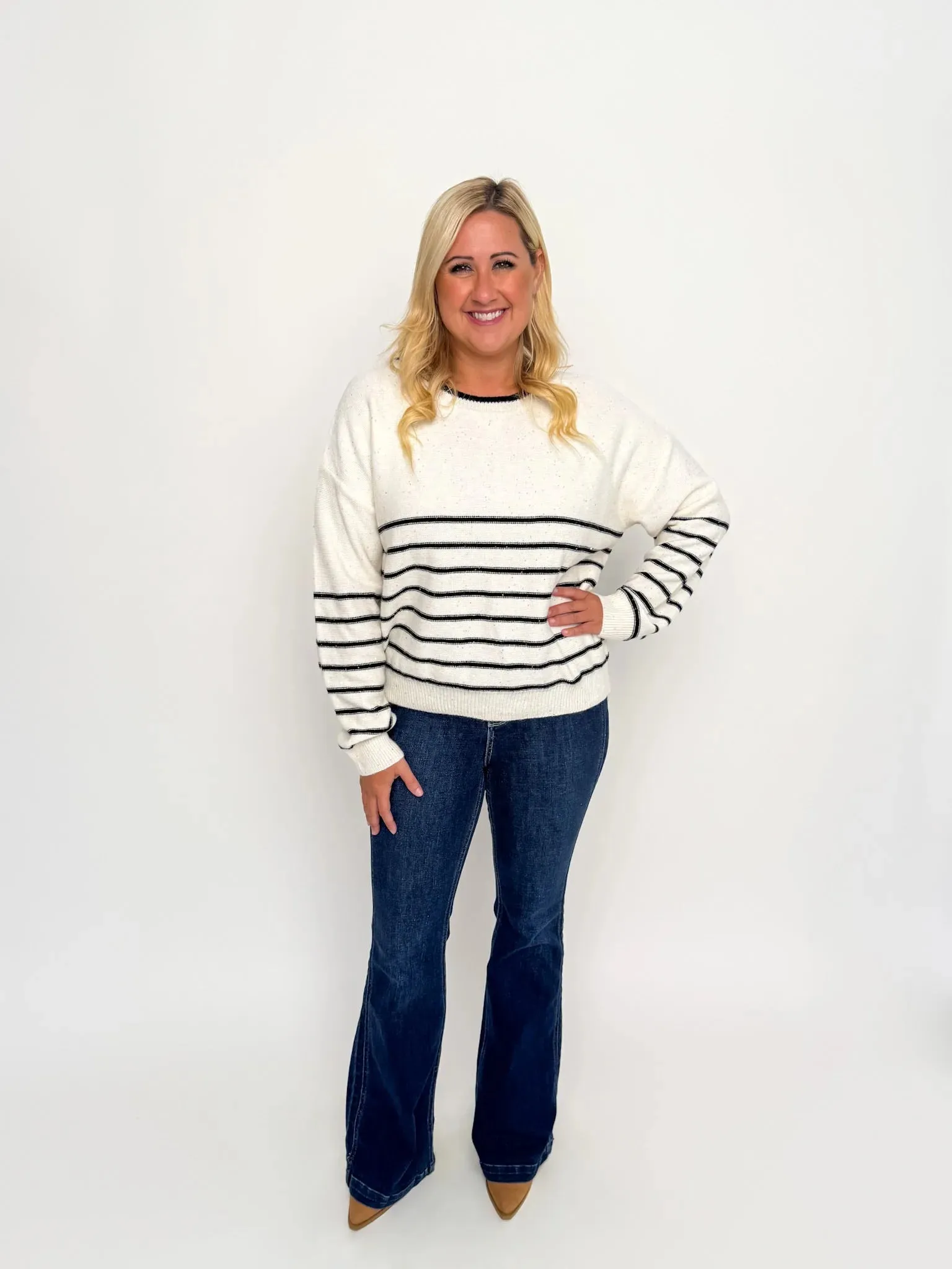 Judy Blue Angled Side Seam Flare Jeans