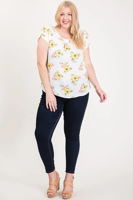 Light And Bright Floral Top