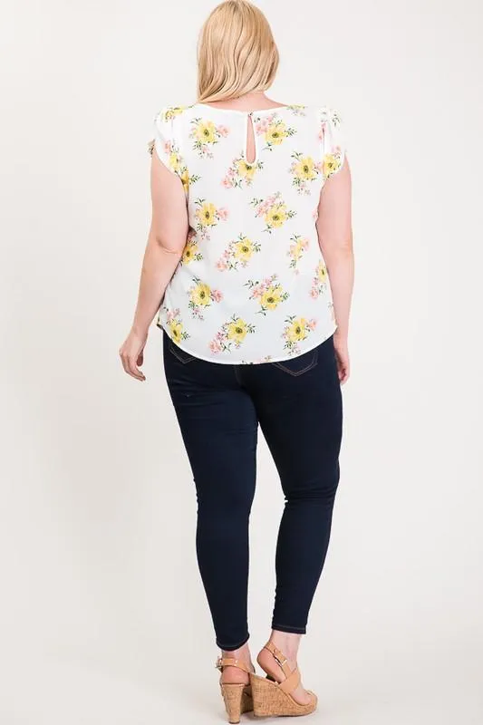 Light And Bright Floral Top