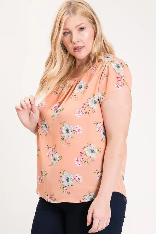 Light And Bright Floral Top