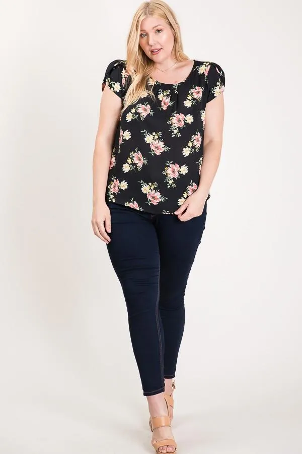 Light And Bright Floral Top