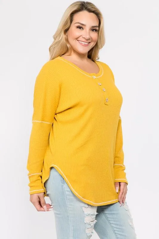 Lively Yellow Long Sleeve Top