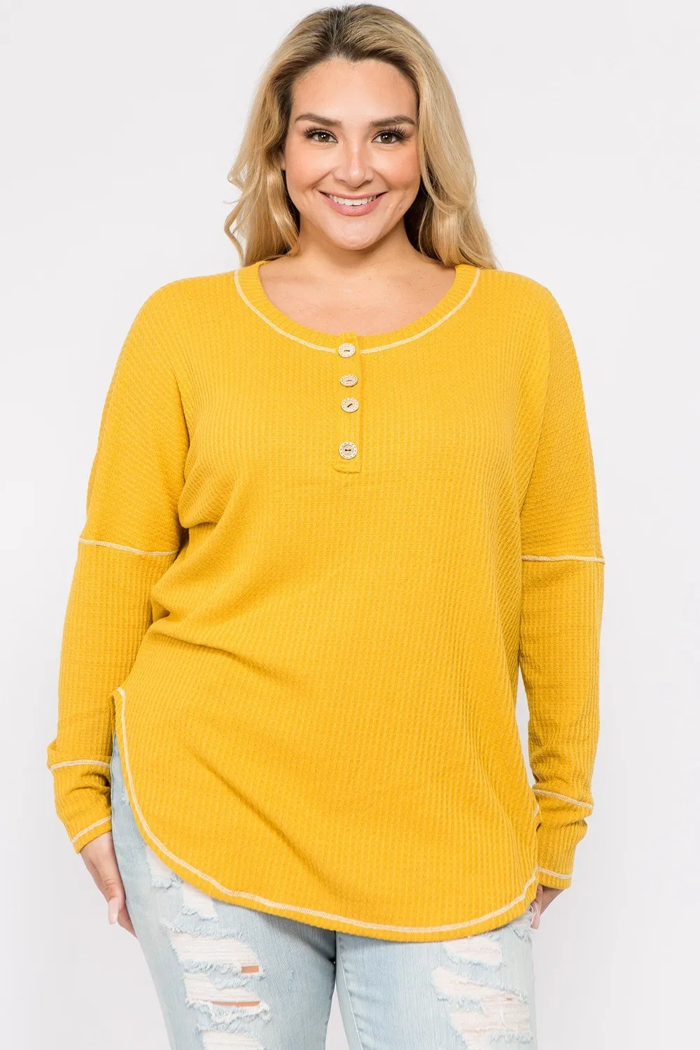 Lively Yellow Long Sleeve Top