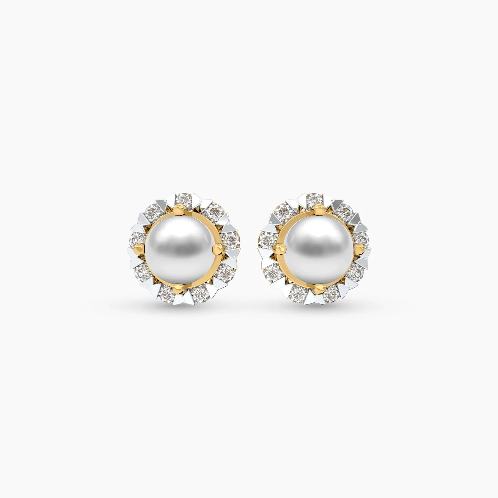 Luster Pearl with Diamonds