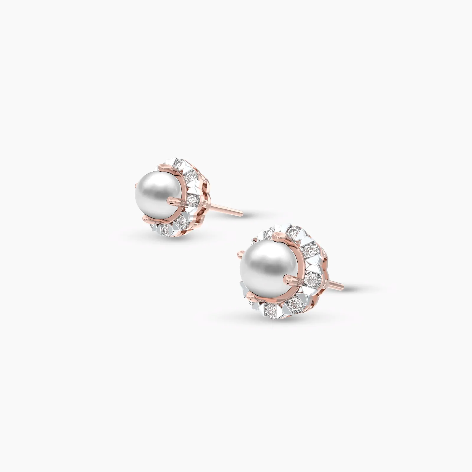 Luster Pearl with Diamonds