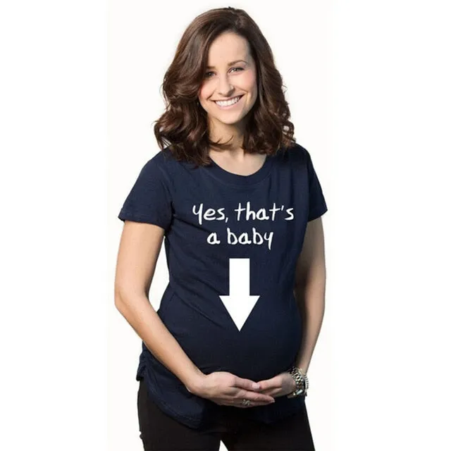 Maternity T-shirt for pregnant