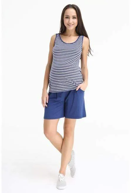 Maya Double Strap Maternity Top Sleeveless Camisole