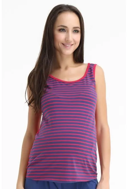 Maya Double Strap Maternity Top Sleeveless Camisole