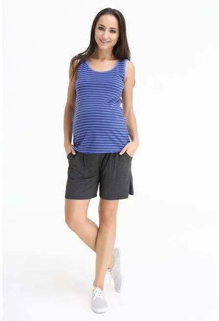 Maya Double Strap Maternity Top Sleeveless Camisole