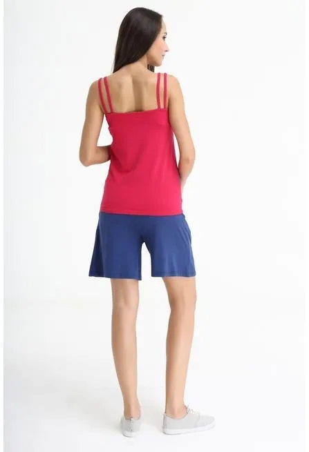 Maya Double Strap Maternity Top Sleeveless Camisole