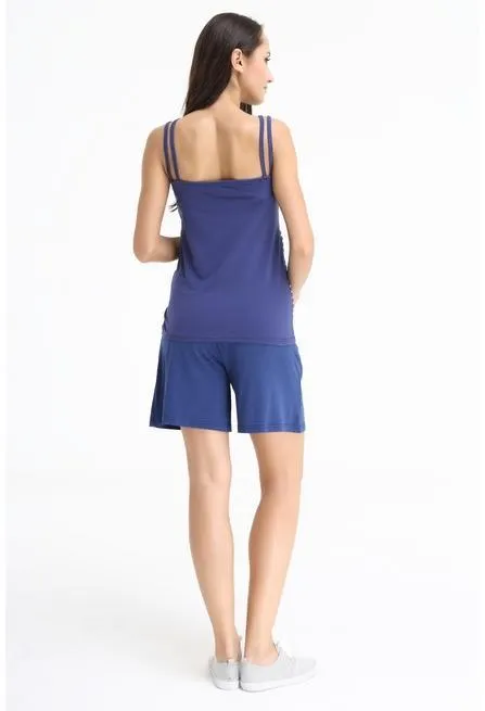 Maya Double Strap Maternity Top Sleeveless Camisole