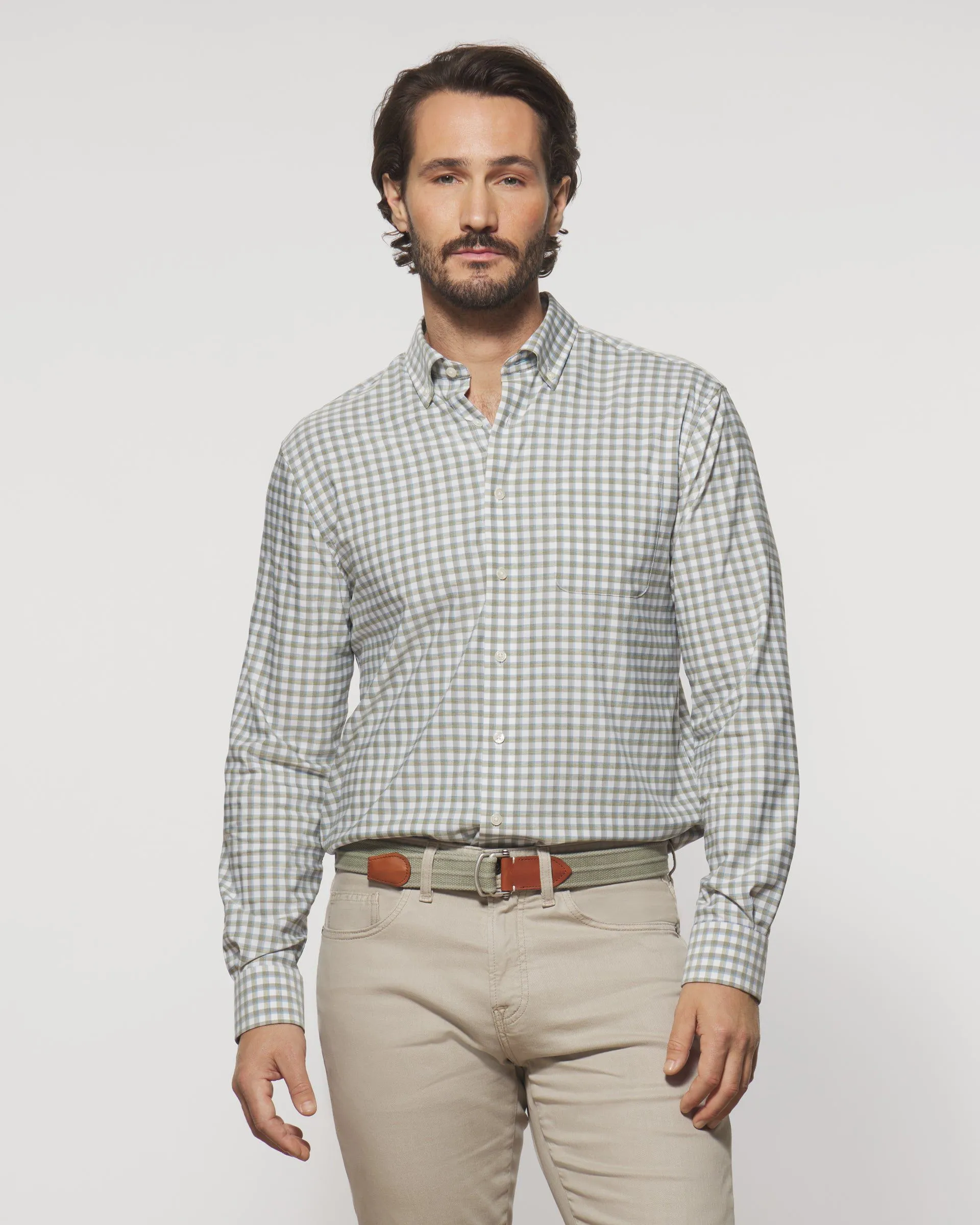 Mead Performance Button Up Shirt