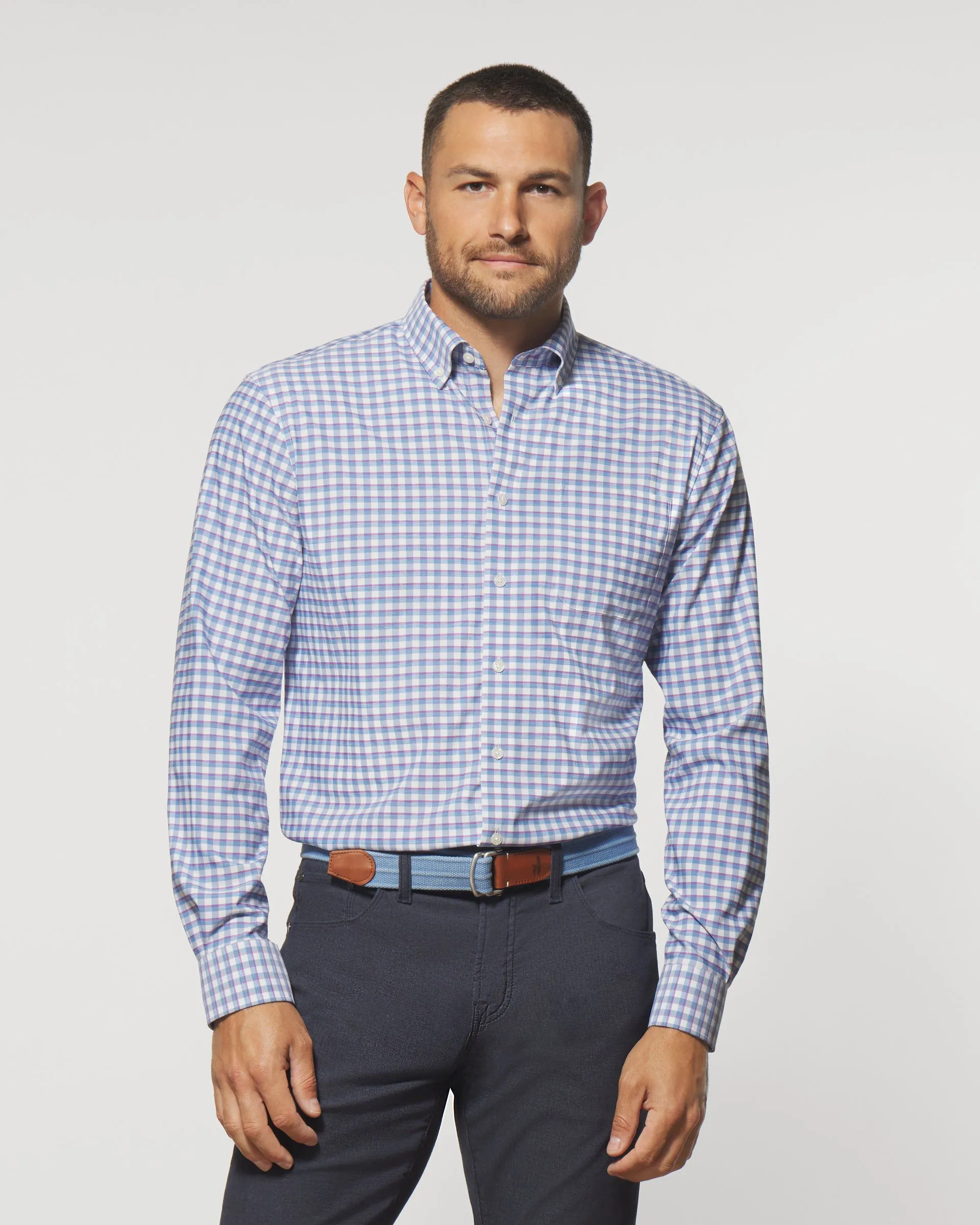 Mead Performance Button Up Shirt