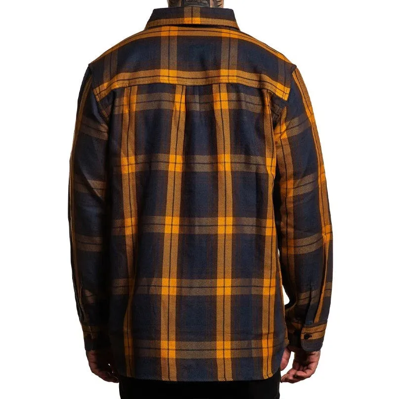 Pilsner Flannel Button Up Long Sleeve Shirt