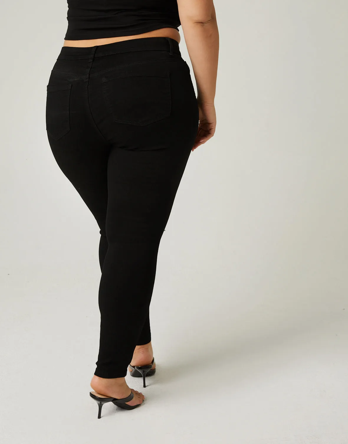 Plus Size High Rise Skinny Jeans