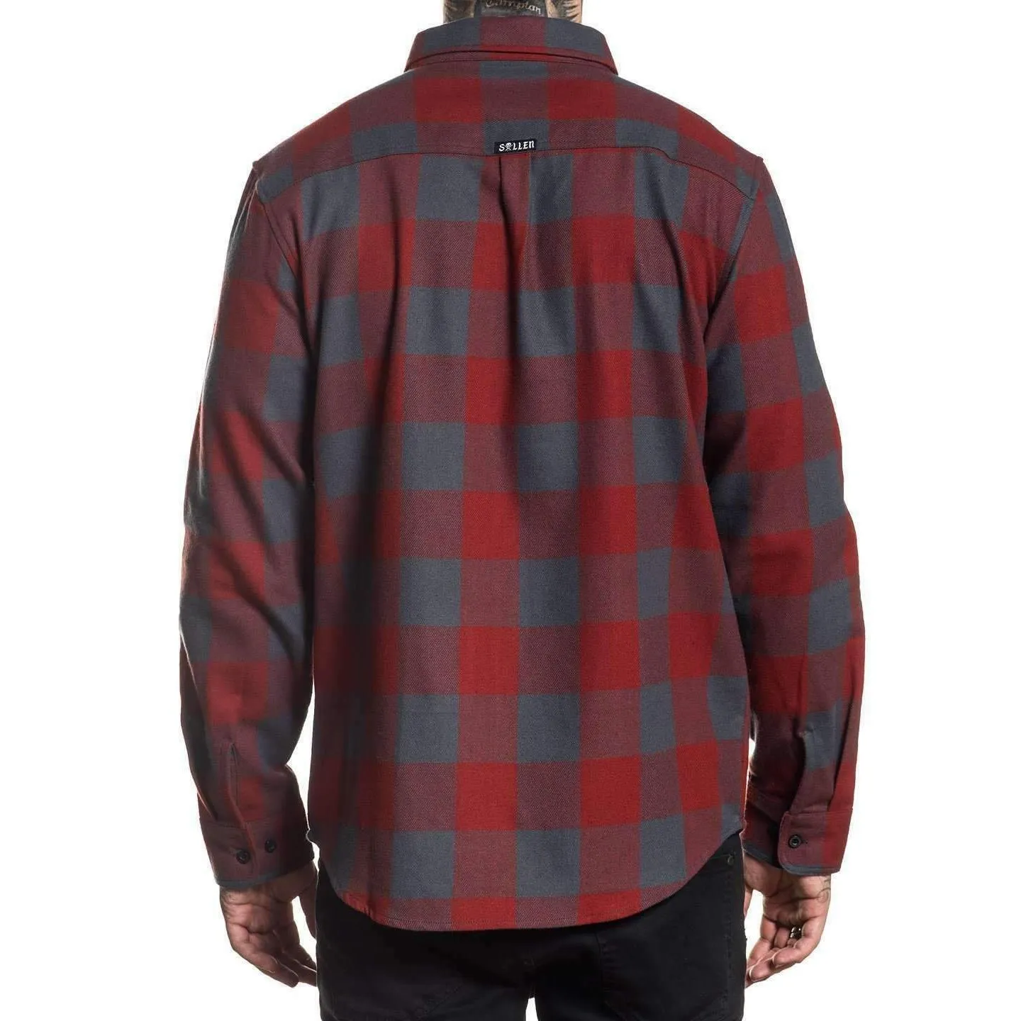 Red Checks Button Up Long Sleeve Shirt