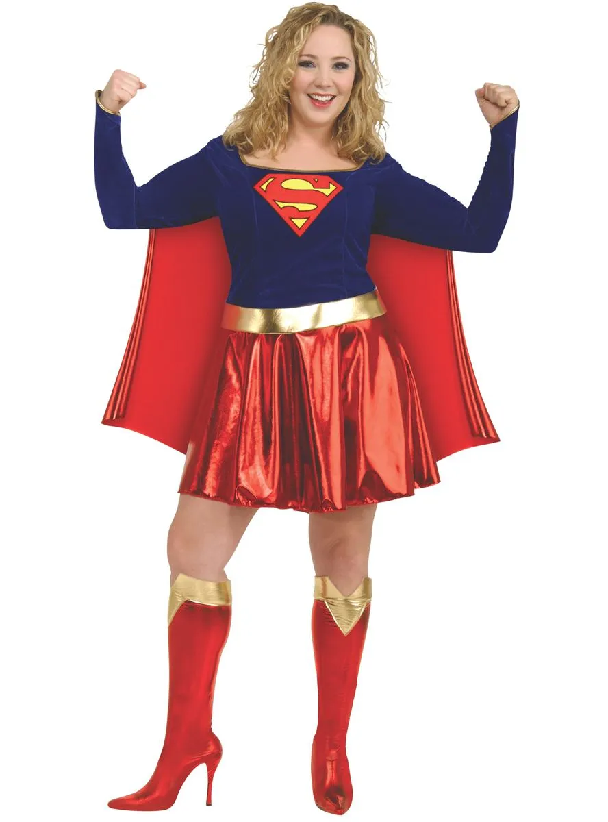 Secret Wishes Supergirl Plus Size Costume