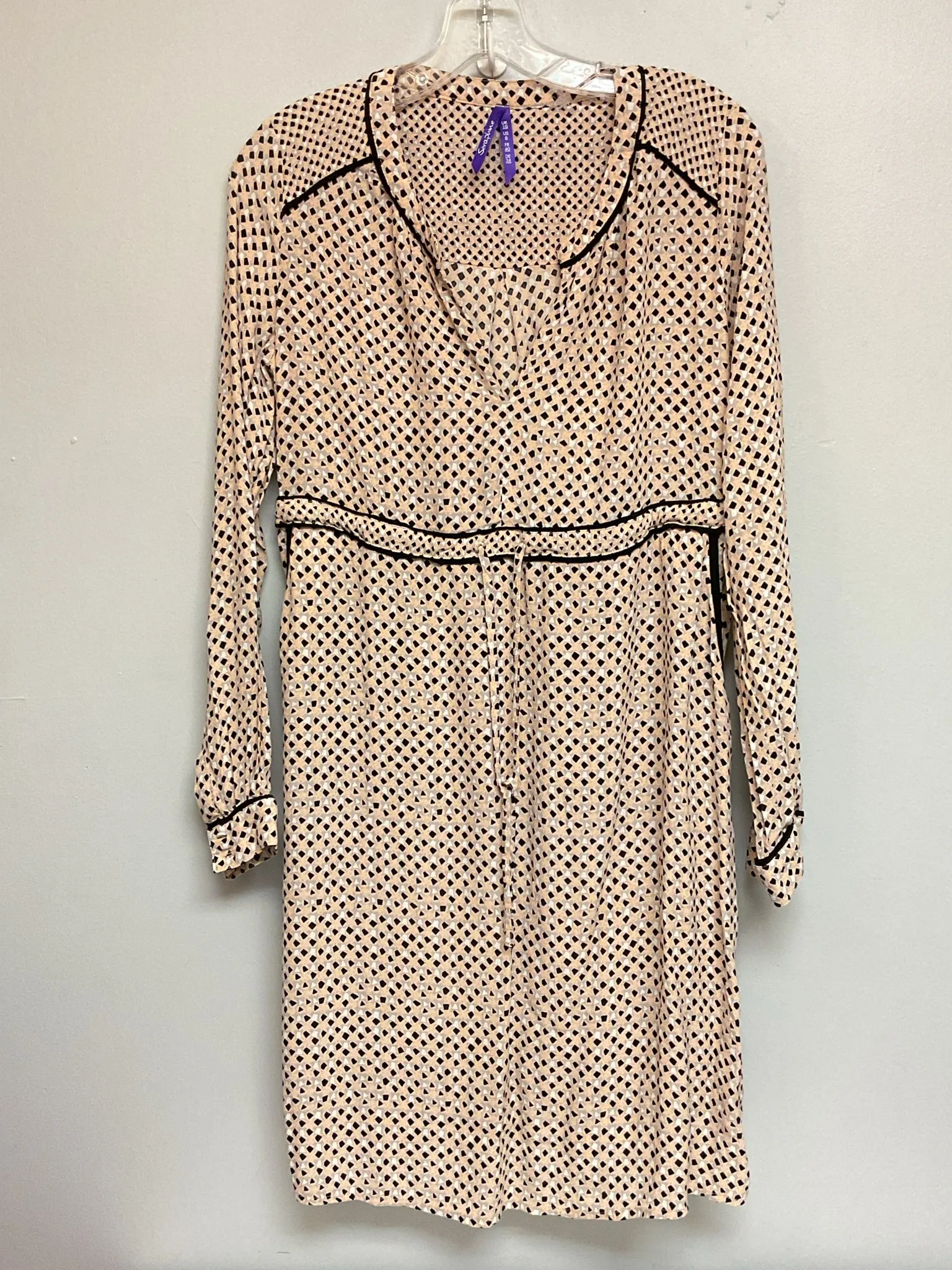 Seraphine Size Medium Taupe Maternity Dress