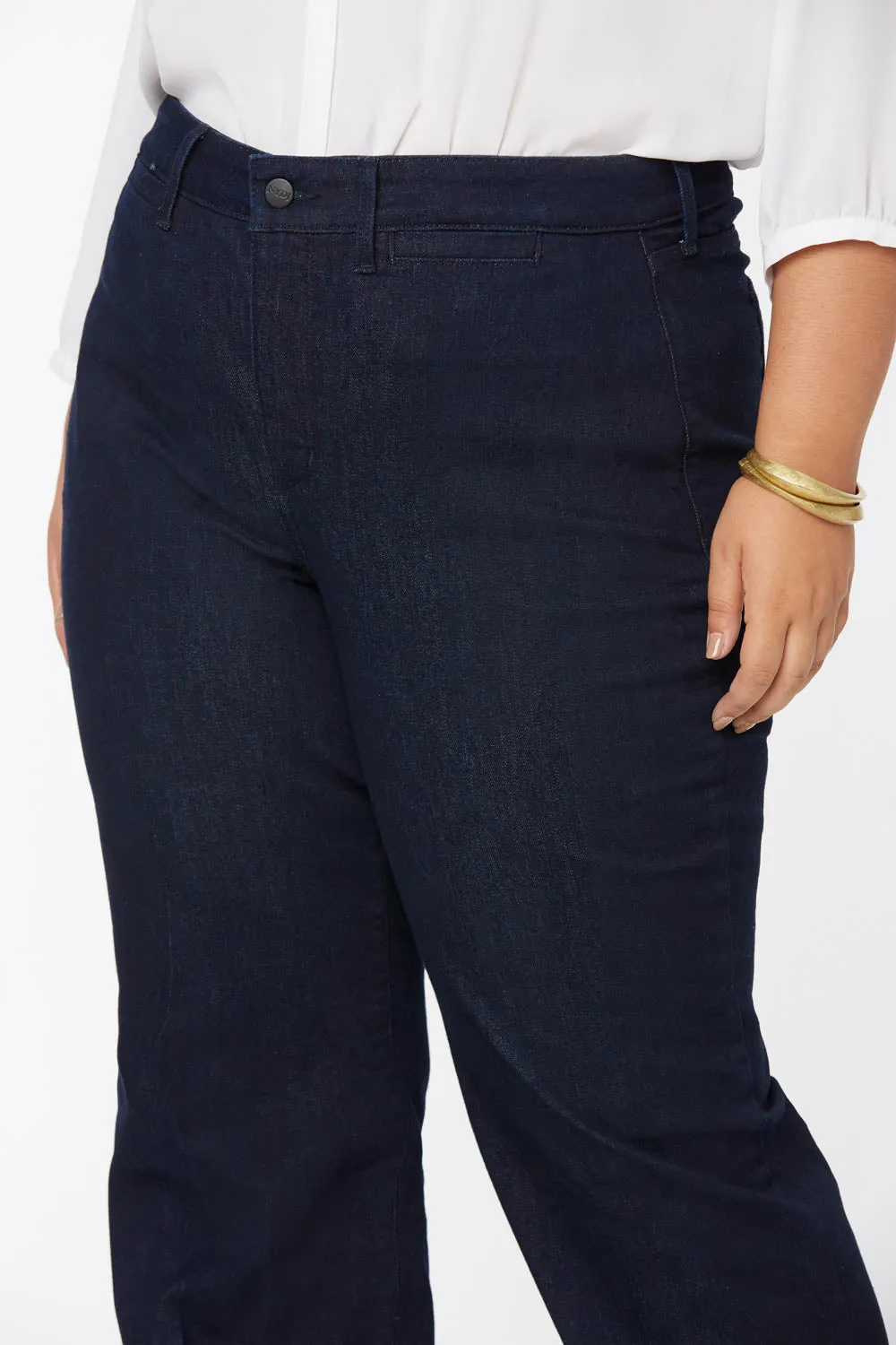 Teresa Trouser Jeans In Plus Size - Rinse