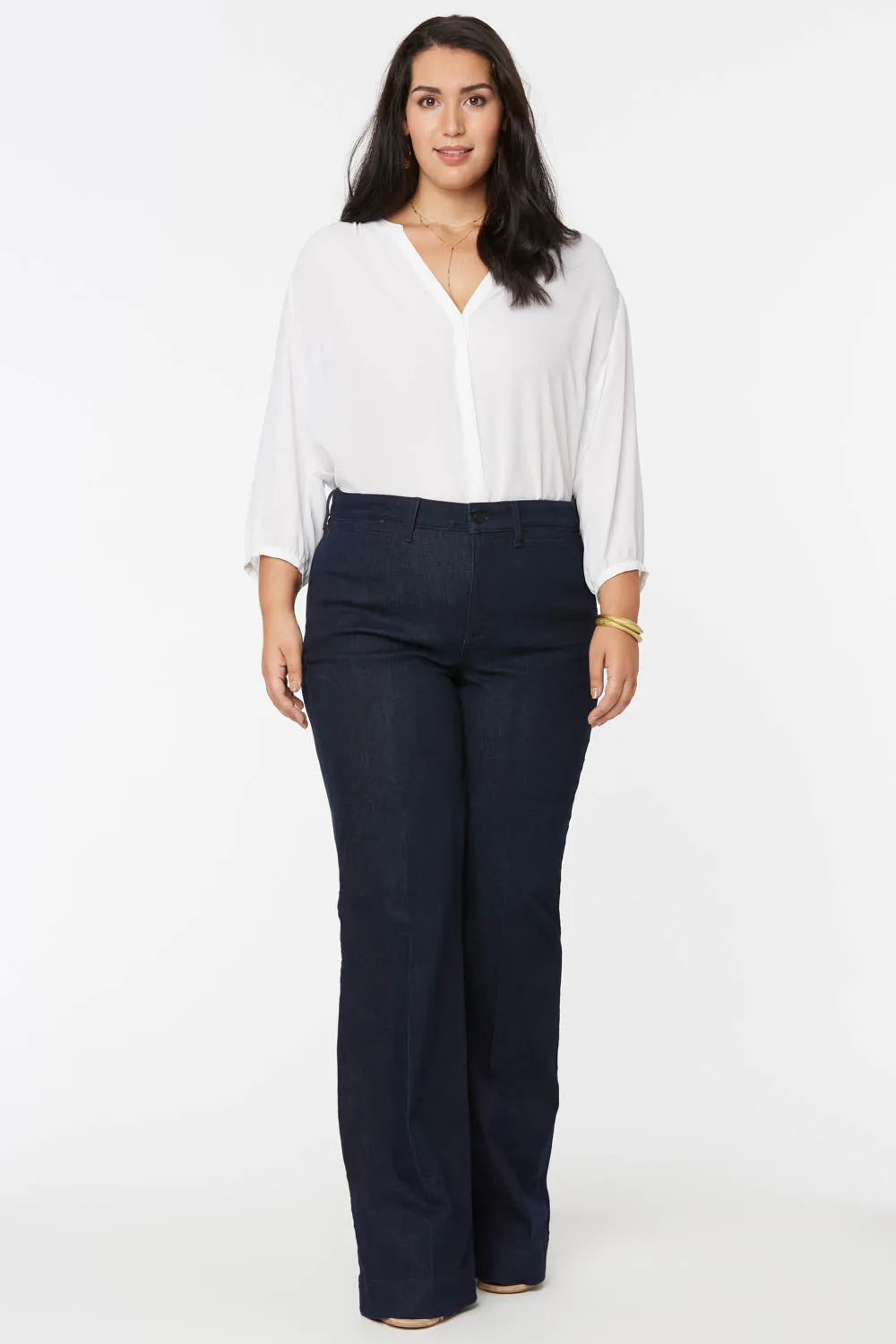 Teresa Trouser Jeans In Plus Size - Rinse
