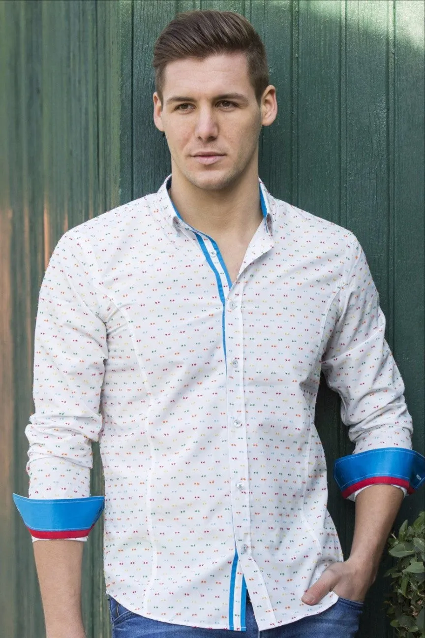 White Reverse Fill Coupe Shirt
