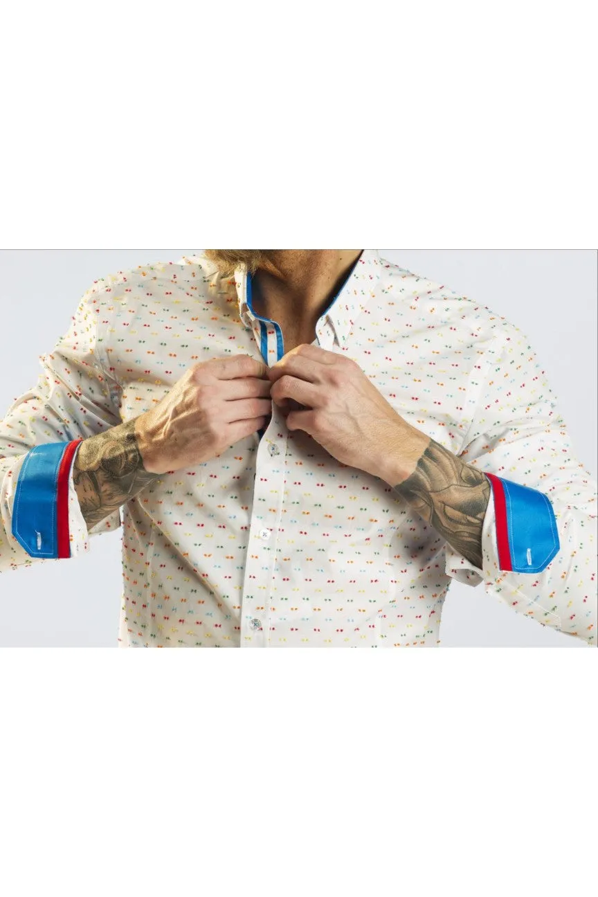 White Reverse Fill Coupe Shirt